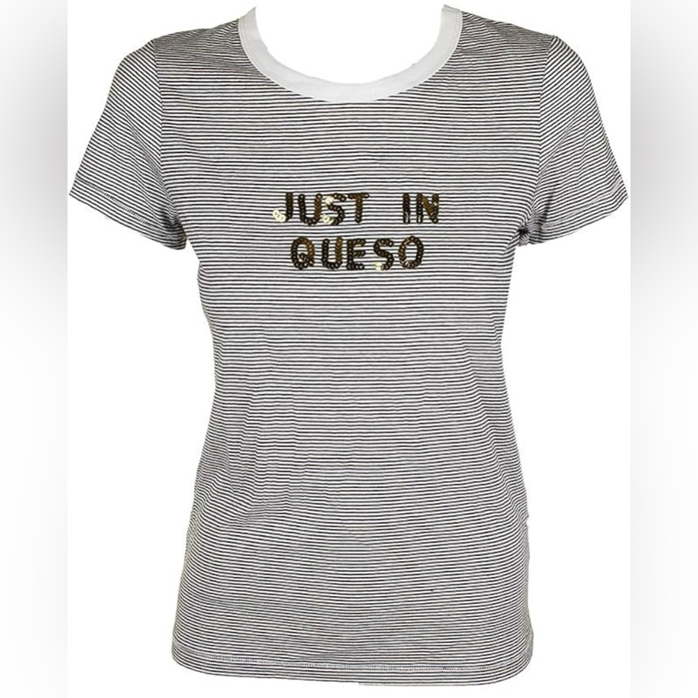 Bow & Drape | Just in Queso Striped Tee